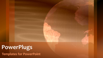 PowerPoint Template - A global corporate background